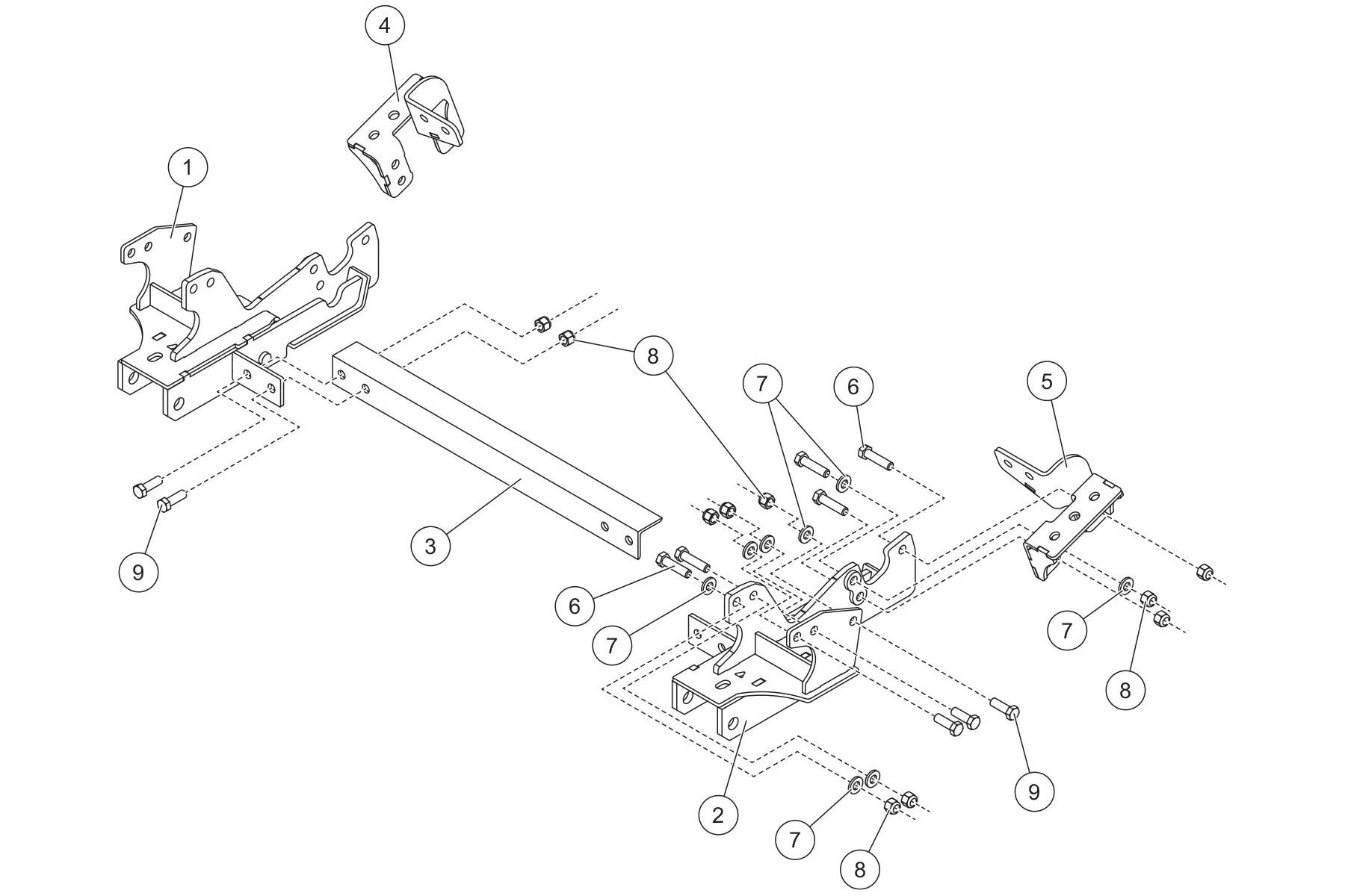 31271‑1 Truck Mount Kit for Ford Super Duty F250-550 2017–__