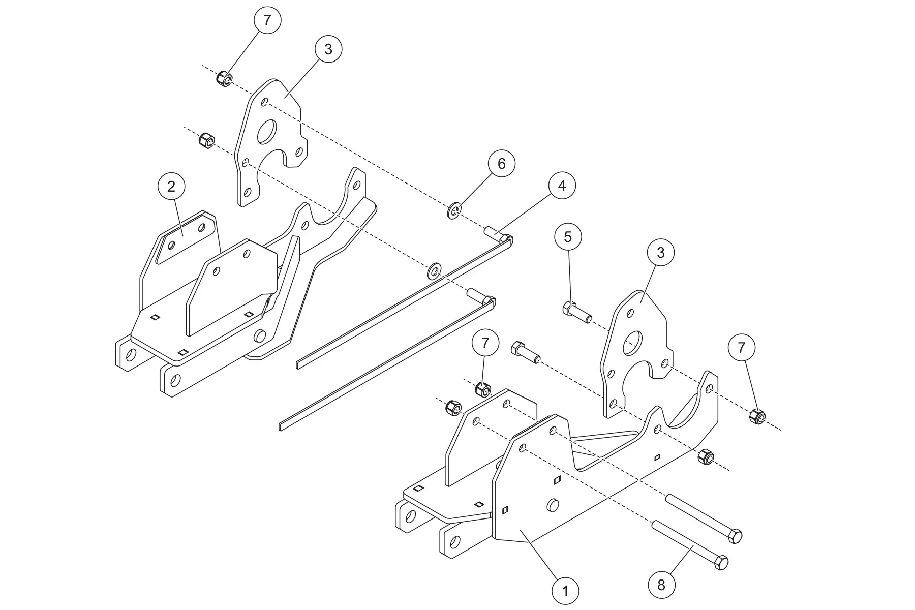 31700 Truck Mount Kit for Chevy Silverado 2500-3500 GMC Sierra 2500-3500 2020-__
