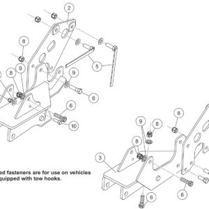 69981 Truck Mount Kit for GM K2500 2500 HD 3500 3600 2011-19